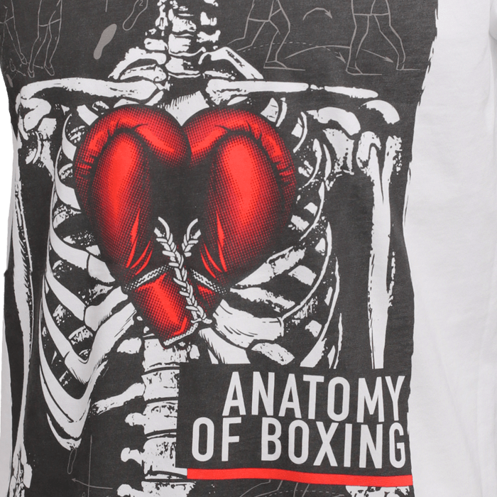 Футболка Hardcore Training Anatomy Of Boxing White - фото 4