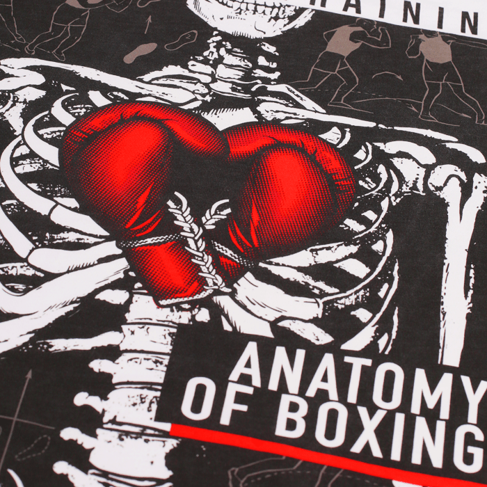 Футболка Hardcore Training Anatomy Of Boxing White - фото 5