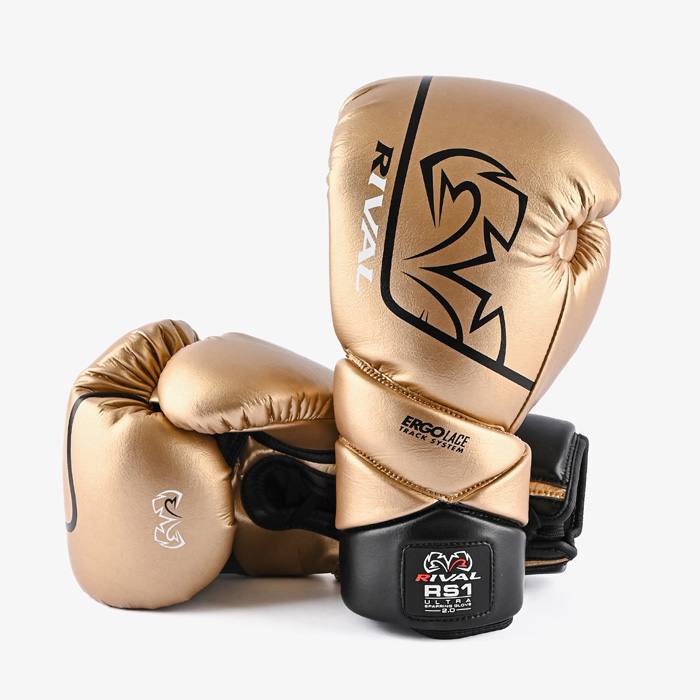 Профессиональные спарринговые перчатки Rival RS1 Gold - фото 1