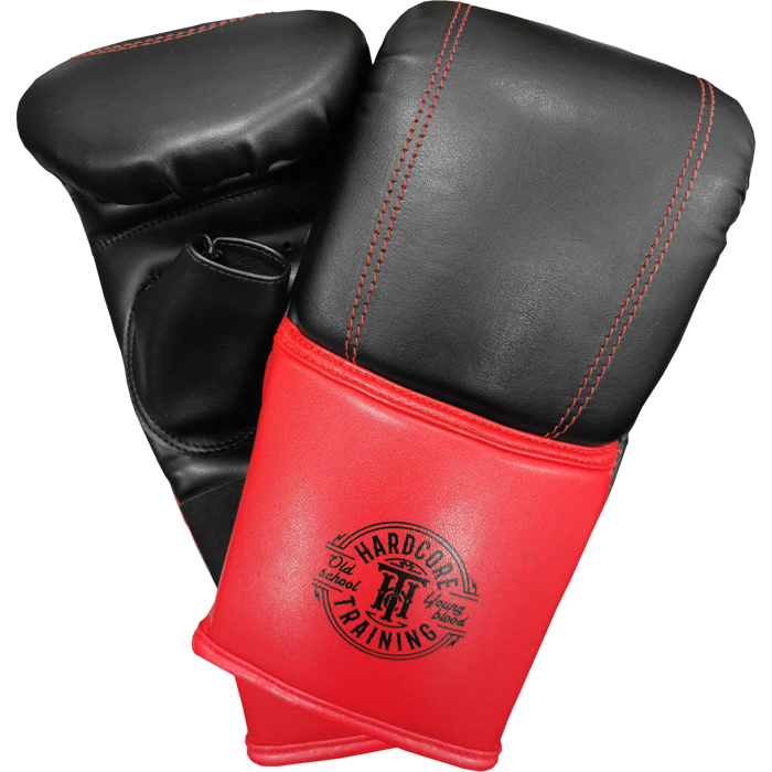 Снарядные перчатки Hardcore Training Red/Black - фото 1
