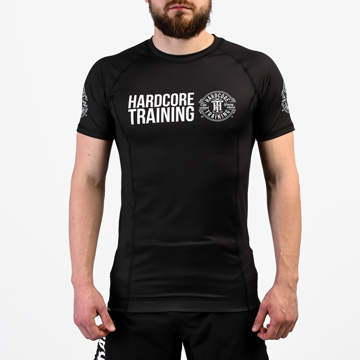 Рашгард Hardcore Training Recruit Black SS - фото 1