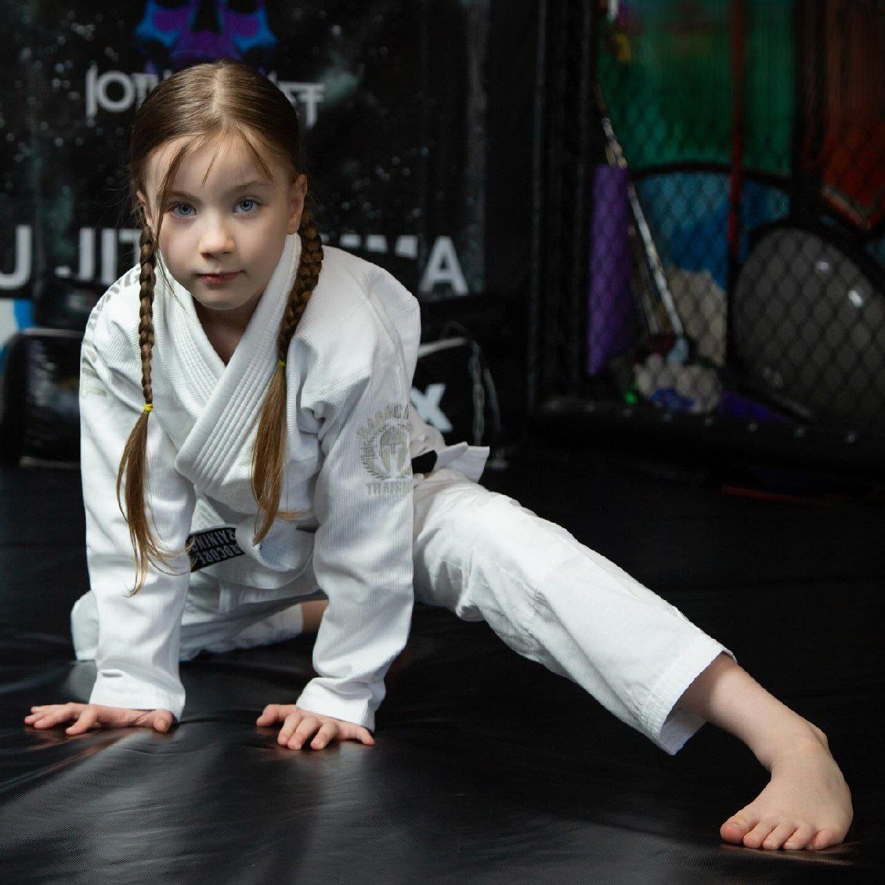 Девочка-дзюдоистка