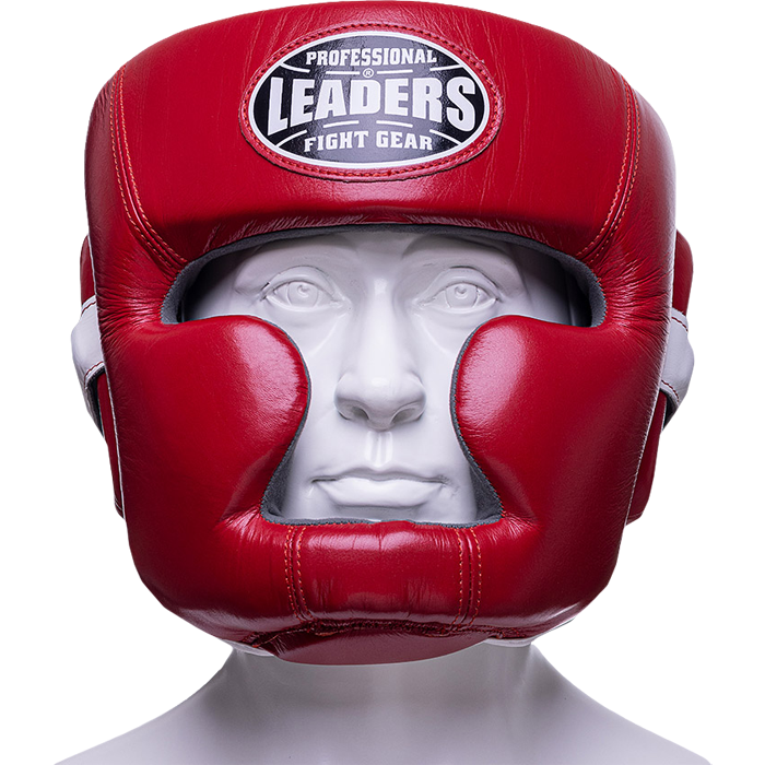 Боксерский шлем Leaders LS3SHGFF RD/WH - фото 2