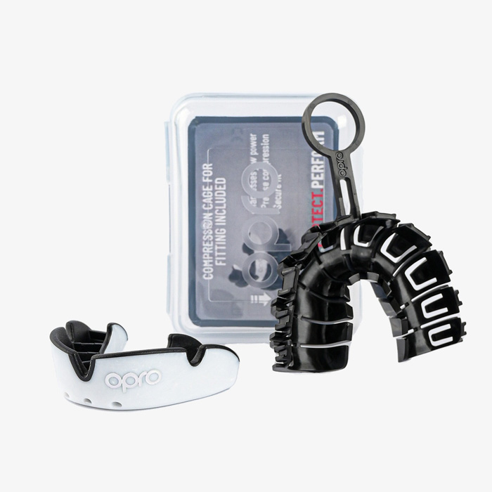 Детская боксерская капа Opro Silver Level White - фото 2