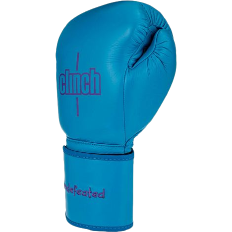 Боксерские перчатки clinch undefeated светло-синие - фото 4
