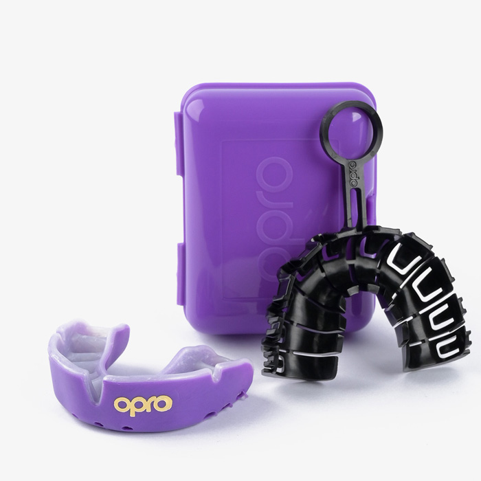 Боксерская капа Opro Gold Level Purple - фото 2