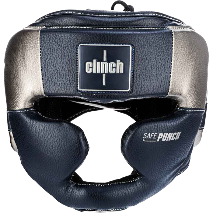 Боксерский шлем Clinch Punch 2.0 Full Face темносине-бронзовый - фото 1
