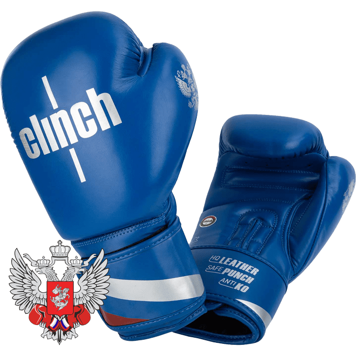 Перчатки для бокса Clinch Olimp Plus Blue - фото 1