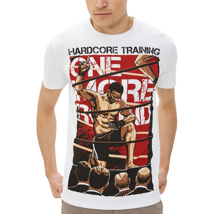 Футболка Hardcore Training One More Round White - фото 4