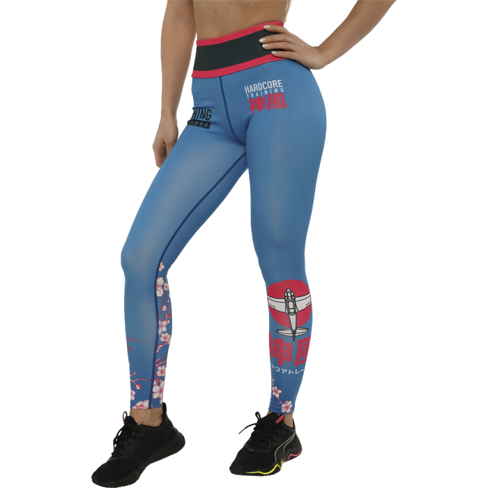 Женские Компрессионные Штаны Hardcore Training Sakura Blue - фото 1