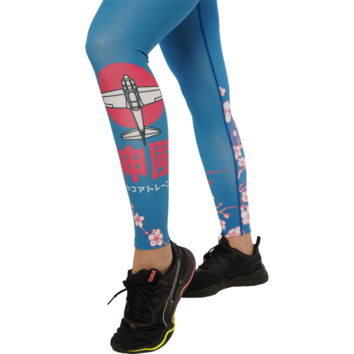 Женские Компрессионные Штаны Hardcore Training Sakura Blue - фото 4