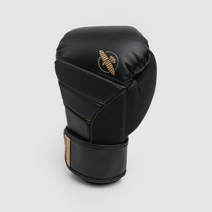 Боксерские перчатки Hayabusa T3 Black/Gold - фото 3