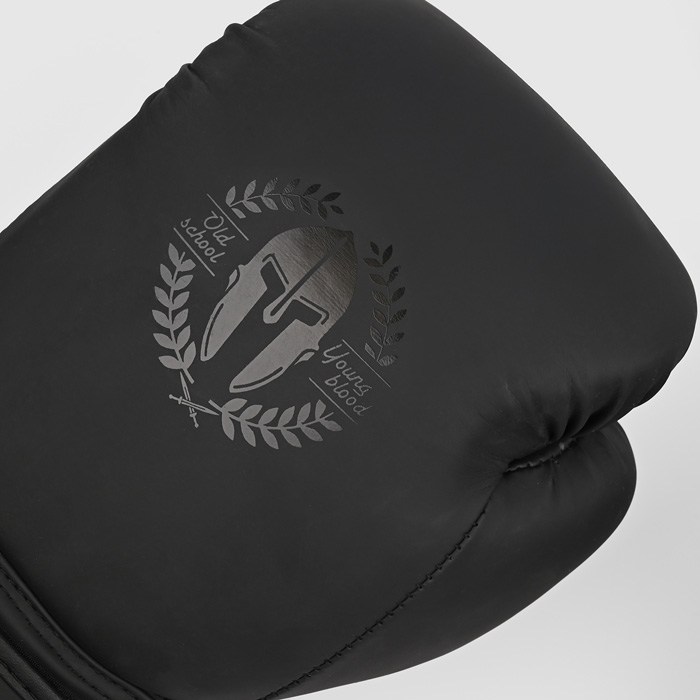 Боксерские перчатки Hardcore Training Helmet PU Black/Black - фото 7