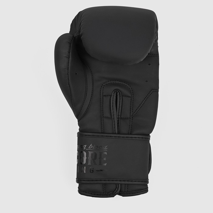 Боксерские перчатки Hardcore Training Helmet PU Black/Black - фото 8