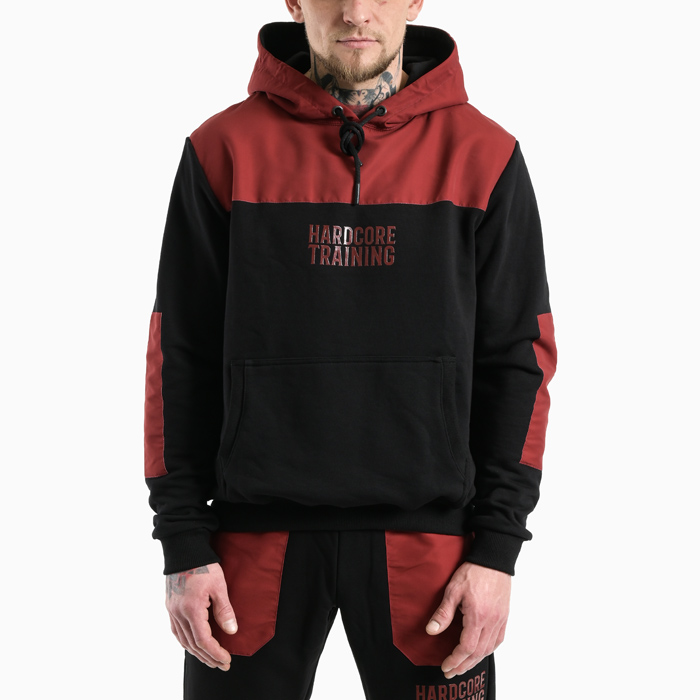 Худи Hardcore Training Voyager Black/Red - фото 1