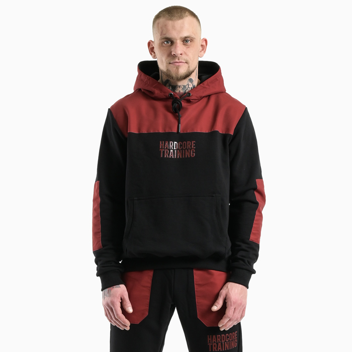 Худи Hardcore Training Voyager Black/Red - фото 2