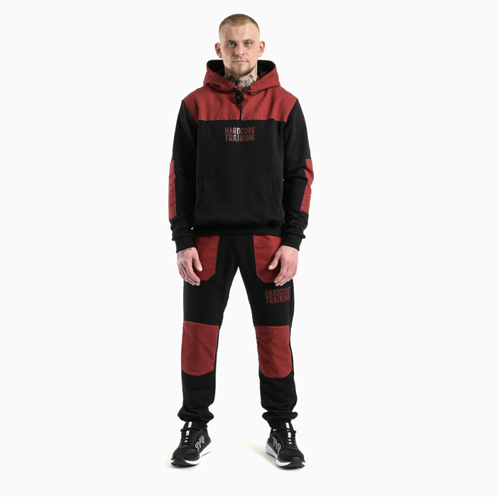Худи Hardcore Training Voyager Black/Red - фото 3
