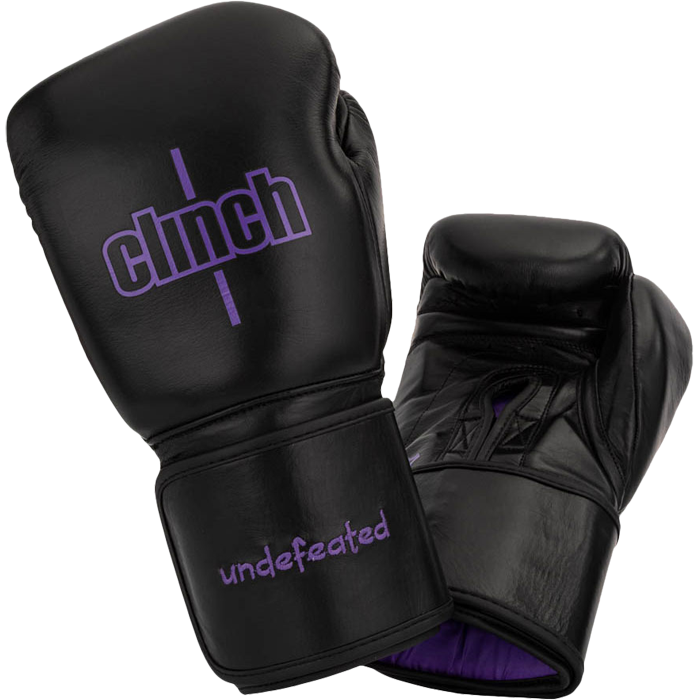 Боксёрские перчатки Clinch Undefeated черные - фото 1