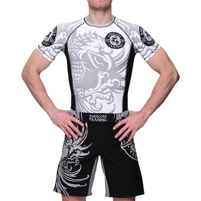 Шорты Hardcore Training Heraldry Black/Gray - фото 6