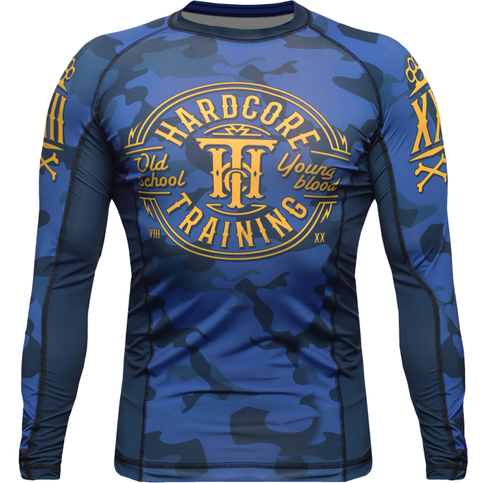 Рашгард Hardcore Training Blue Camo - фото 1