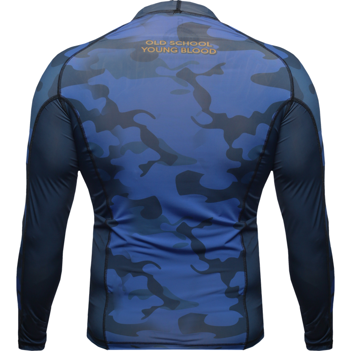 Рашгард Hardcore Training Blue Camo - фото 2