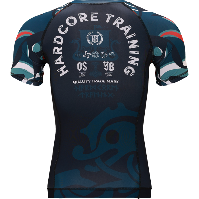 Рашгард Hardcore Training Nordic Pattern Black Russian SS - фото 2