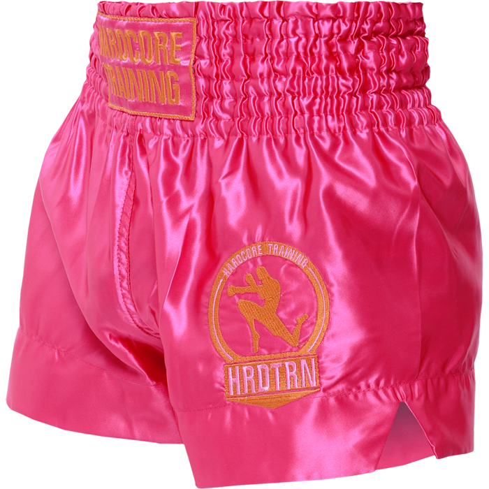 Тайские шорты Hardcore Training Base Pink - фото 1