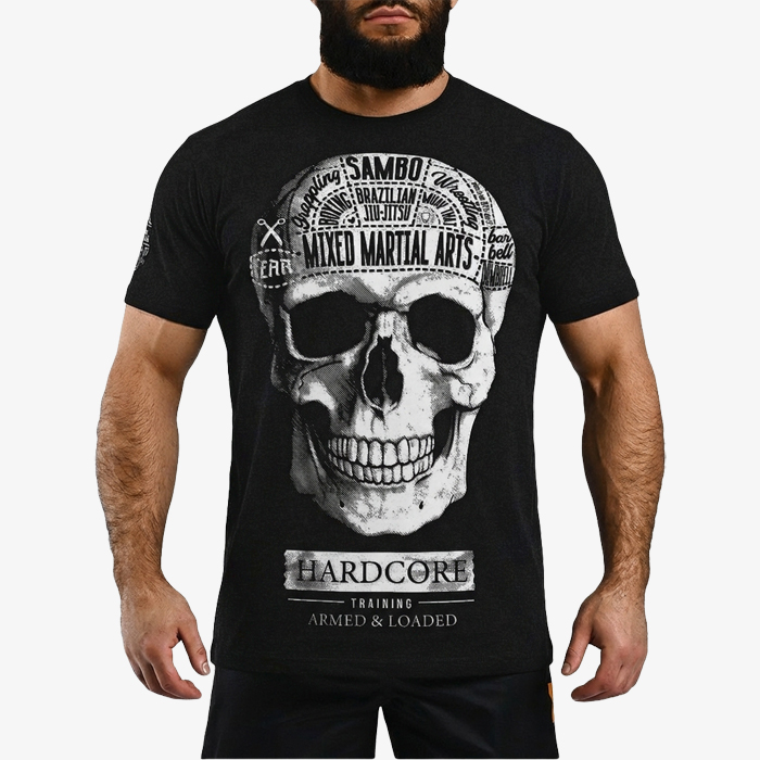 Тренировочная футболка Hardcore Training Fear Zone Black - фото 1