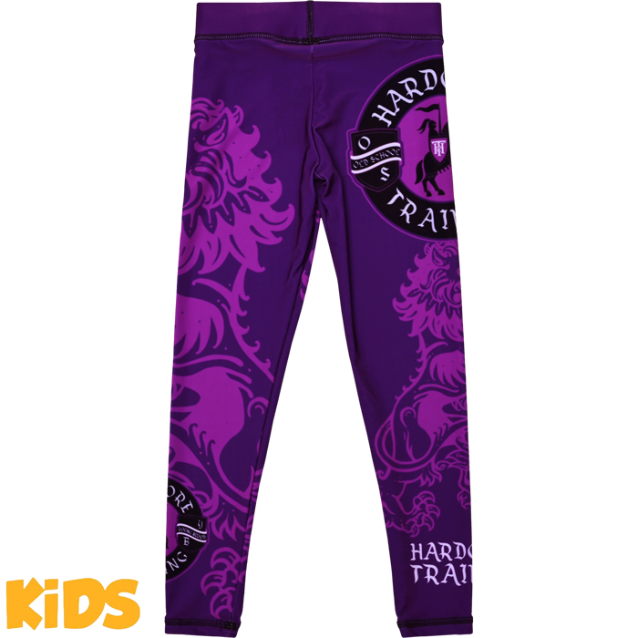 Детские компрессионные штаны Hardcore Training Heraldry Magenta - фото 2