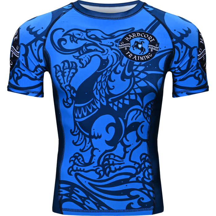 Рашгард Hardcore Training Heraldry Blue SS - фото 1