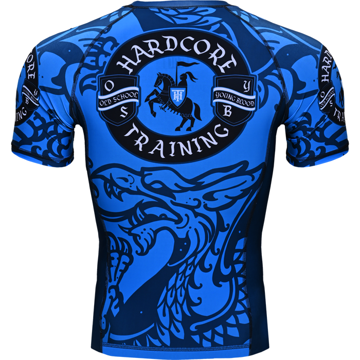 Рашгард Hardcore Training Heraldry Blue SS - фото 2