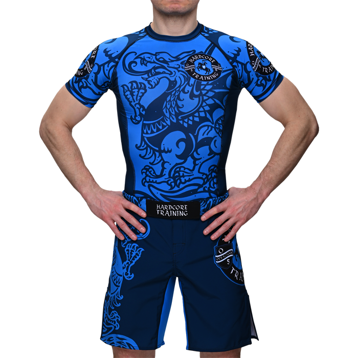 Рашгард Hardcore Training Heraldry Blue SS - фото 3