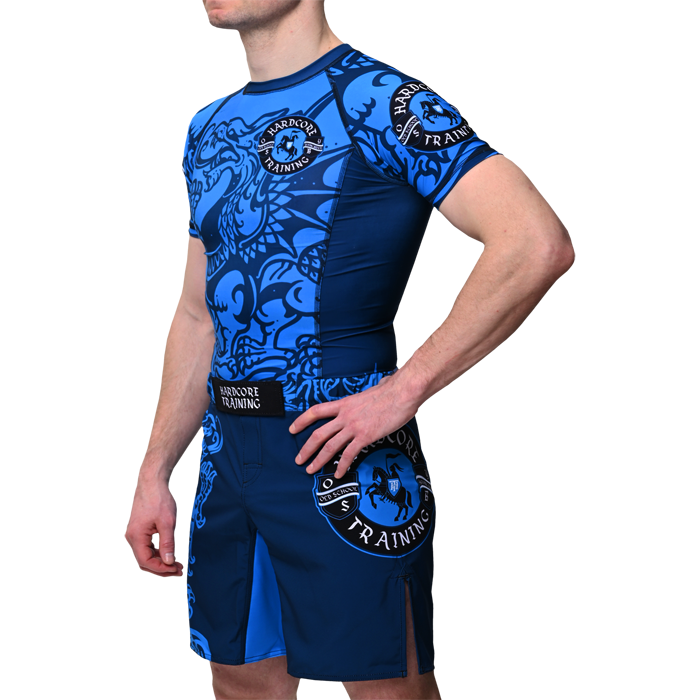 Рашгард Hardcore Training Heraldry Blue SS - фото 4