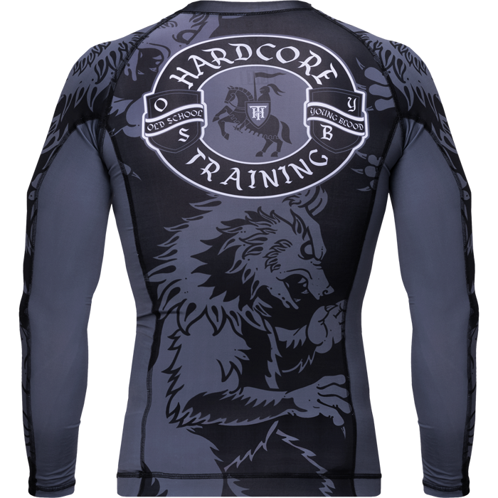 Рашгард Hardcore Training Heraldry Black LS - фото 2