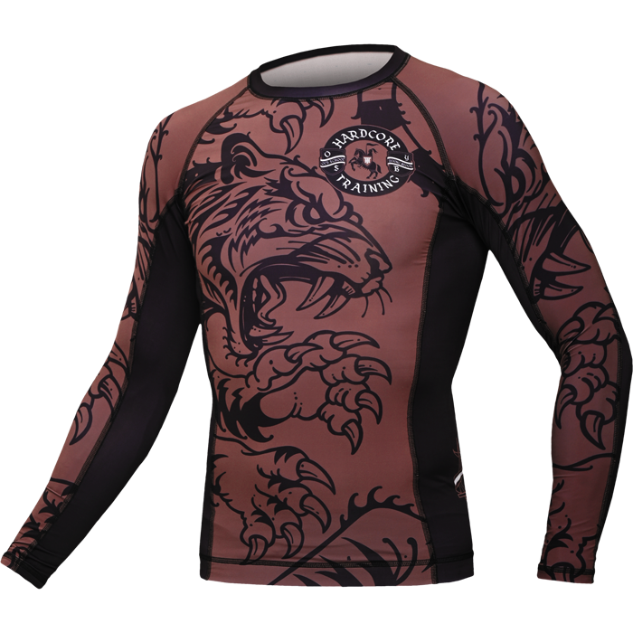 Рашгард Hardcore Training Heraldry Brown LS - фото 3