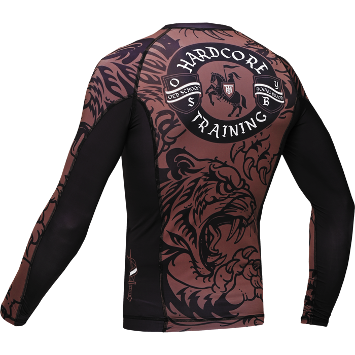 Рашгард Hardcore Training Heraldry Brown LS - фото 4