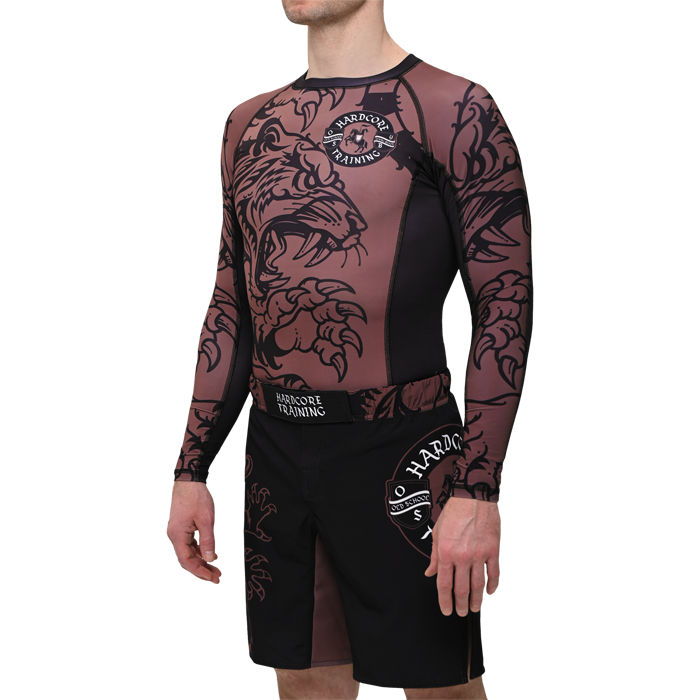Рашгард Hardcore Training Heraldry Brown LS - фото 5