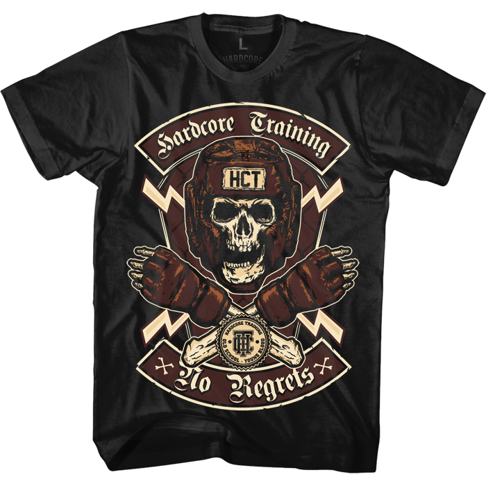 Футболка Hardcore Training No Regrets Black - фото 2