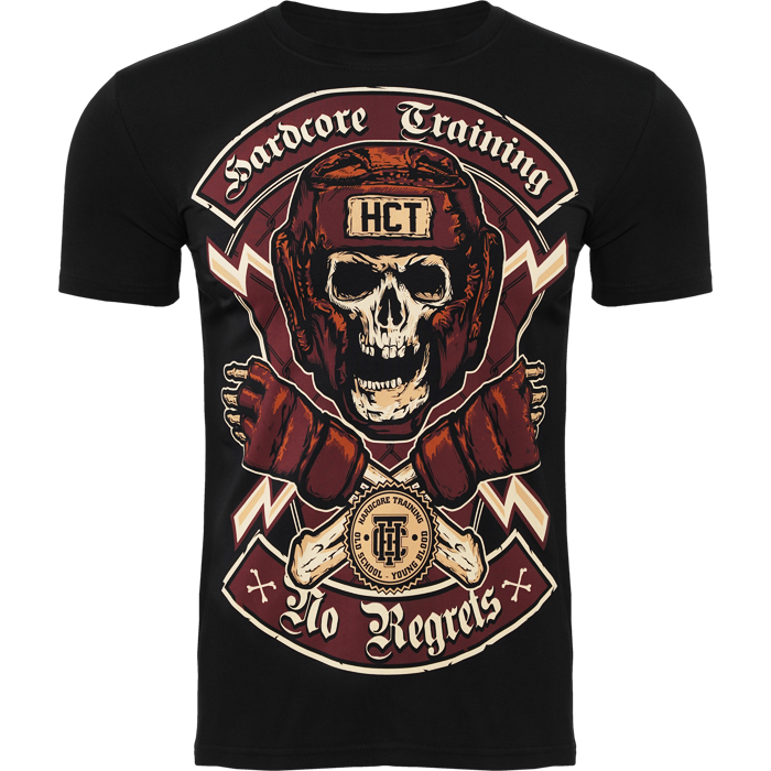 Футболка Hardcore Training No Regrets Black - фото 3