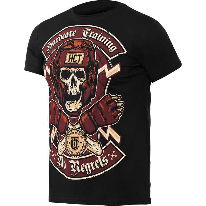 Футболка Hardcore Training No Regrets Black - фото 4