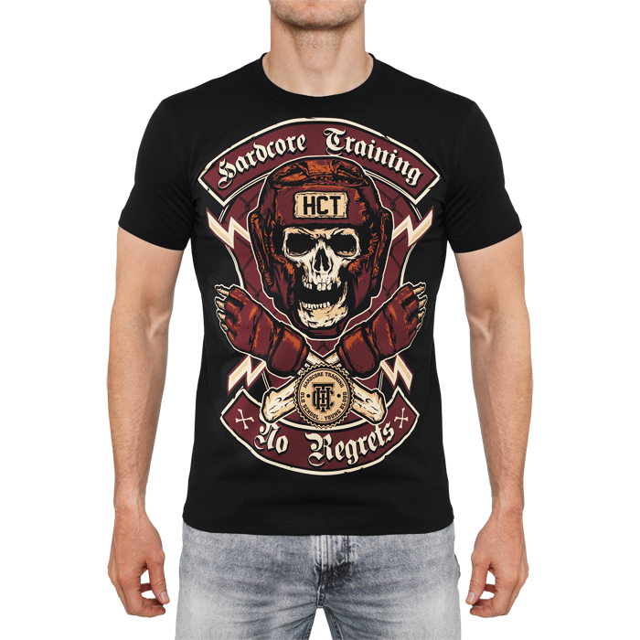 Футболка Hardcore Training No Regrets Black - фото 5