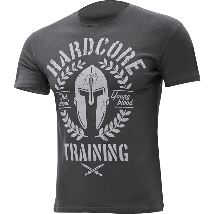 Футболка Hardcore Training Helmet Slate Gray - фото 2