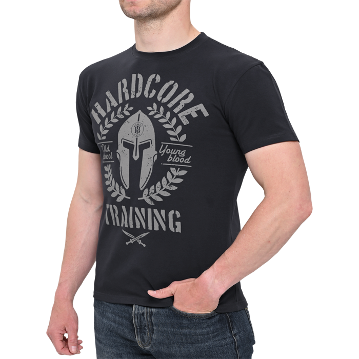 Футболка Hardcore Training Helmet Slate Gray - фото 5