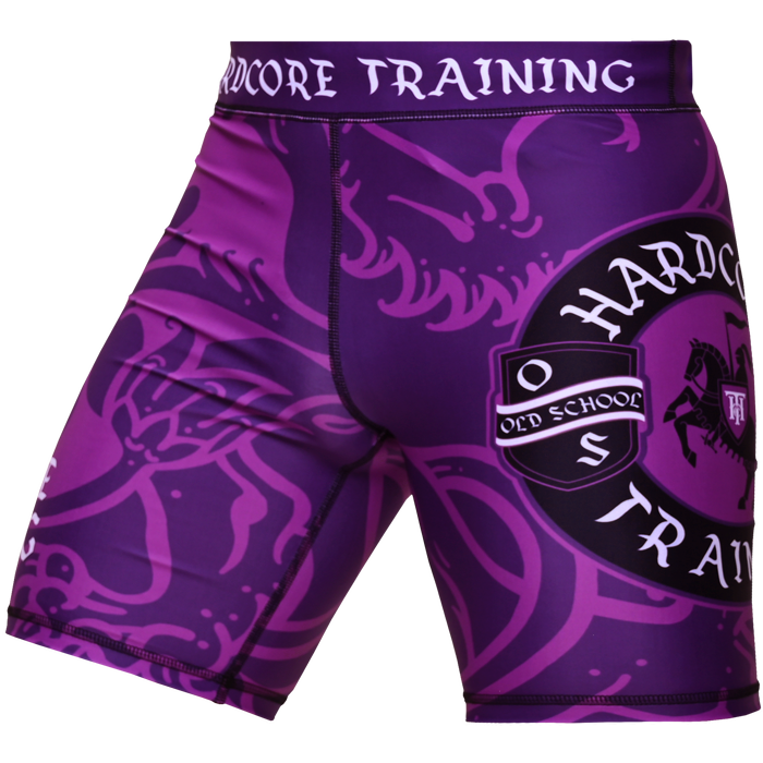 Компрессионные шорты Hardcore Training Heraldry Magenta - фото 1