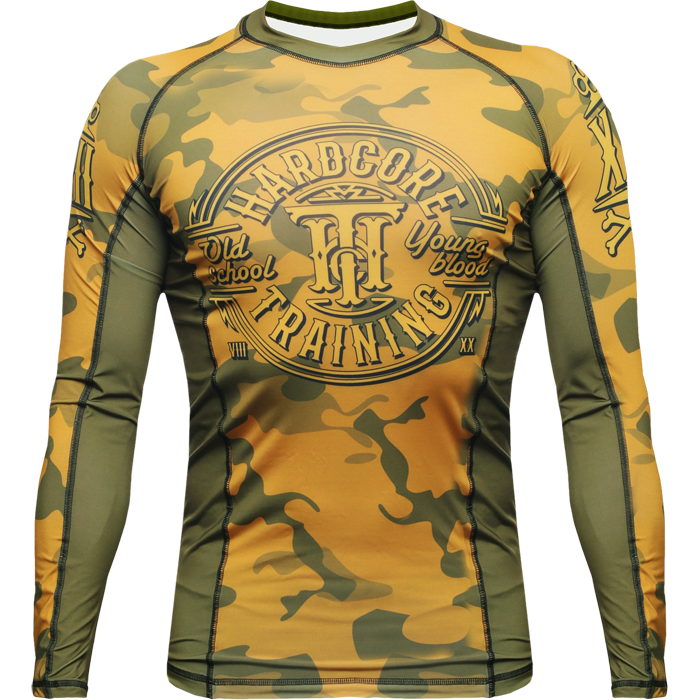 Рашгард Hardcore Training Yellow Camo - фото 2