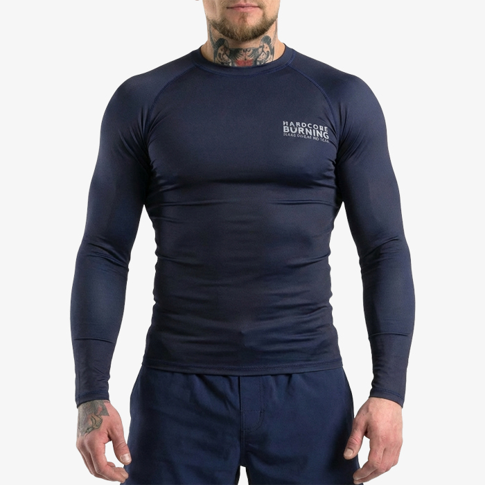 Рашгард Hardcore Training Burning Blue - фото 1