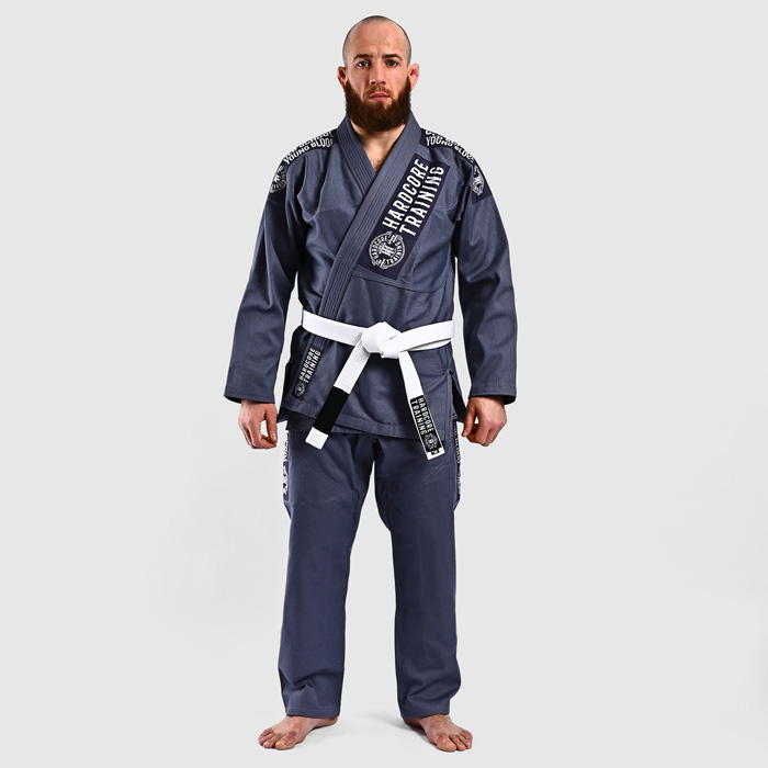 Кимоно для БЖЖ Hardcore Training OSYB Asphalt Gray - фото 1