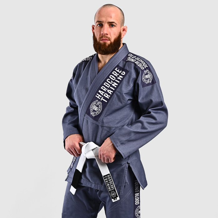 Кимоно для БЖЖ Hardcore Training OSYB Asphalt Gray - фото 3