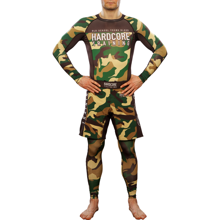 Рашгард Hardcore Training Forest Camo (LS) - фото 5