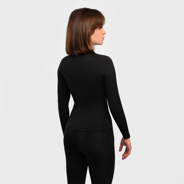 Женский рашгард Hardcore Training Black Shadow 3.D Black/Neon Pink - фото 3